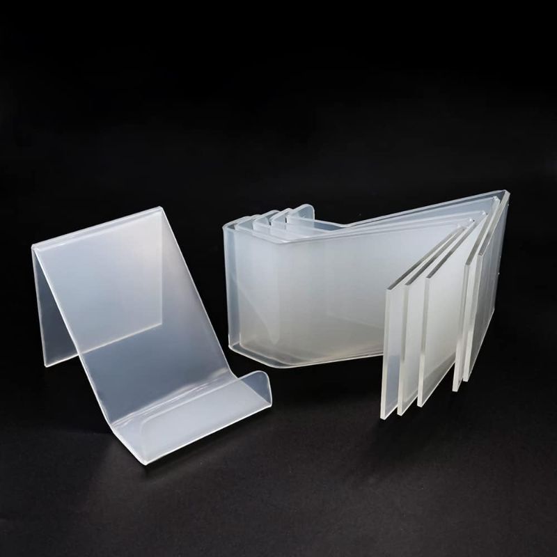 Photo 1 of Acrylic Stand for Displaying Acrylic Display Stands, 8 Pieces, Acrylic Display Stand, Clear