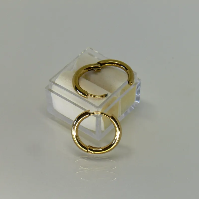 Photo 1 of  Round Hinged Clasp Connector Charm Holder