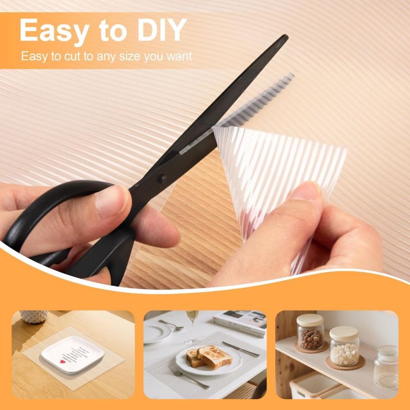 Photo 1 of FEXIA Shelf Liners for Kitchen Cabinets Non-Slip Drawer Liner 16 Inches x 20 FT Waterproof & Oil-Proof Non Adhesive Durable Material Fridge Liner for Shelves 