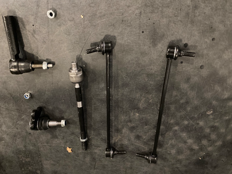 Photo 1 of Inner Outer Tie Rods & Sway Bar Links Replacement Part for Ford Explorer 11-19 8pc Kit