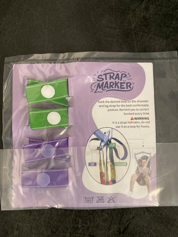 Photo 1 of EZ Assistive Patient Lift Sling, Medical Commode Patient Lift Aid Transfer Sling for Elderly, Patient Lifts for Home use,Divided Toileting Sling, 500lbs (Medium-Purple with Head Support)