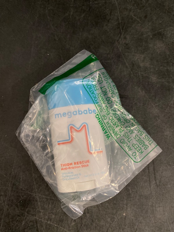 Photo 1 of Megababe Thigh Rescue Anti-Chafe Stick | Prevents Skin Chafe & Irritation | Thighs, arms, Bra-Lines & More