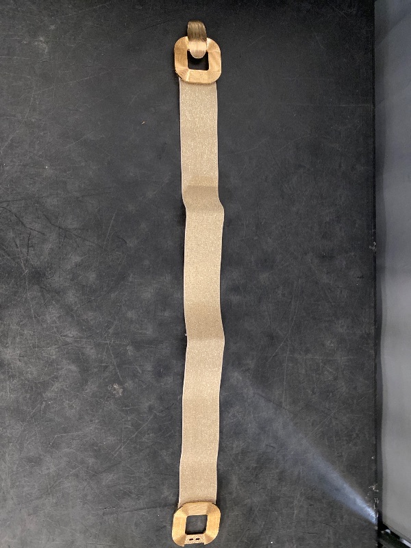 Photo 1 of Lady Bohemian Style Waist Belt Gold Buckle Decors Braided Belt for Banquets Dress Women Beach Getaways Waist Belt