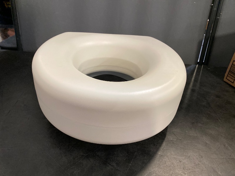 Photo 1 of Akozon Raised Toilet Seat Riser for Elderly and Disabled - High Elevated Toilet Seat with Safety Lock for Easy Access and Convenience