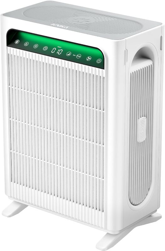 Photo 1 of KNKA Air Purifier for Home Bedroom Large Room Up to 1,695 Ft² in 1 Hr, HEPA Air Cleaner with Washable Pre-Filter, AHAM VERIFIDE, AQI Display, ECO Mode, Pet Mode for Pets, Dust, Pollen, APH4000