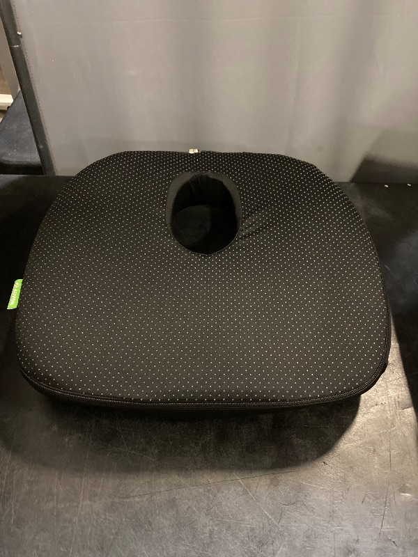 Photo 1 of AUVON Innovative Donut Pillow Hemorrhoids Scientific Center Hole and Tailbone Cutout, Orthopedic Pain Relief Donut Seat Cushion for Coccyx, Sciatica, Postpartum Pregnancy, After Surgery Sitting Relief