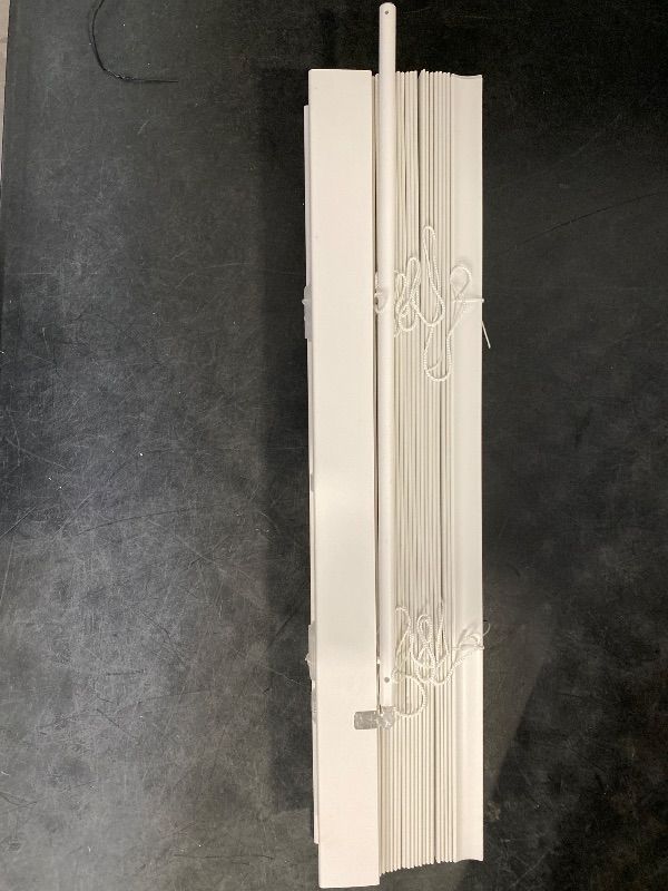 Photo 1 of 22"x60"  Light Filtering Vinyl Mini Blind White