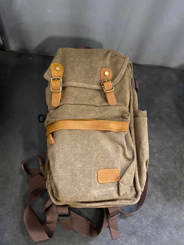 Photo 1 of Camera, Drone, Laptop, Waterbottle Backpack, Camera Backpacks for Photographers Hiking, Camera Bag with Rain Cover (Coffee,28 * 17 * 45cm)