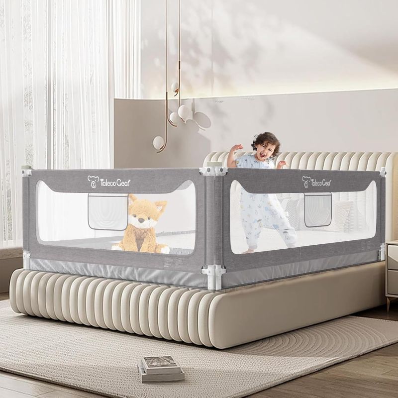 Photo 1 of G TALECO GEAR Bed Rail for Toddlers, Stable Protective Bed Side Rails, Baby Bedrail Guard for Twin Full Queen & King Size Bed (60 Inch, 1 Piece)