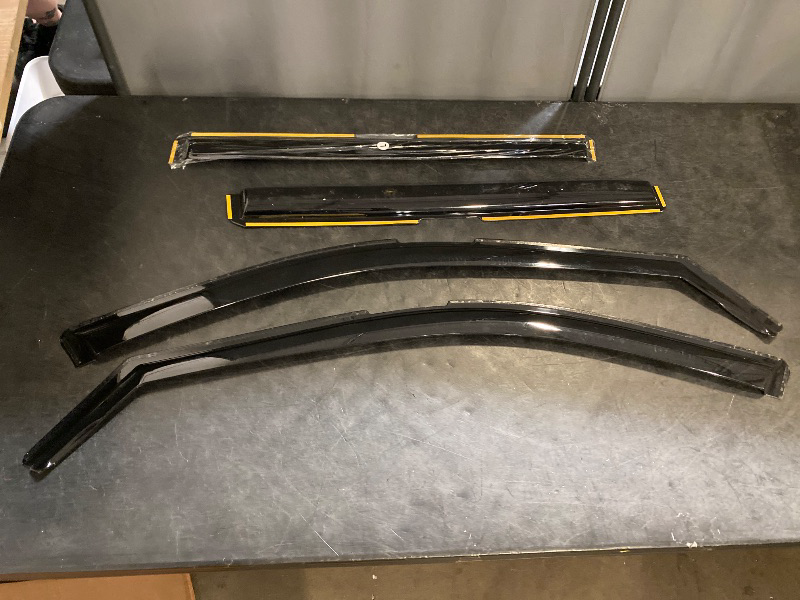 Photo 1 of Goodyear Shatterproof in-Channel Window Deflectors for Chevrolet (Chevy) Equinox 2018-2024, Rain Guards, Window Visors for Cars, Vent Deflector, Car Accessories, 4 pcs - GY003489