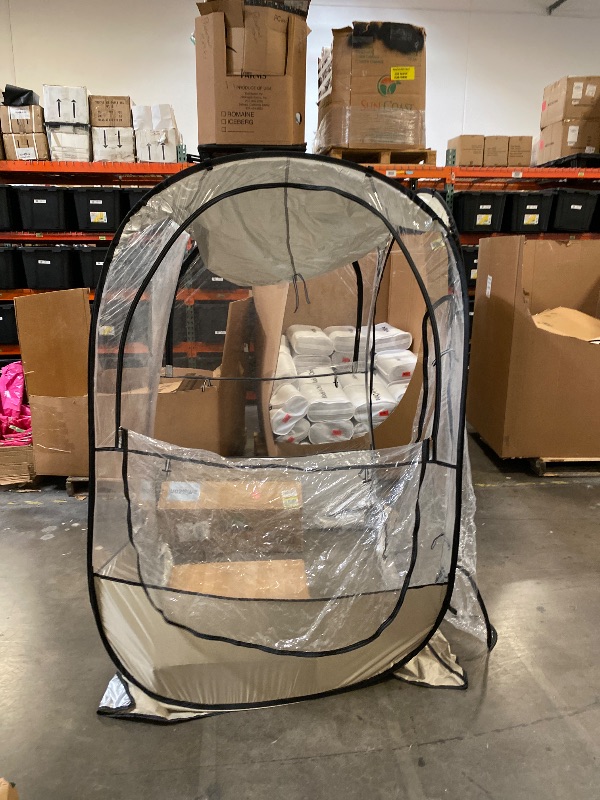 Photo 1 of 73 x 47 x 36" WeatherPod® Pop-Up Sports Tent 1-2 Person – Instant Setup MyPod™ Original Shark Tank All-Weather Shelter for Outdoor Sports, Rain, Wind & Cold