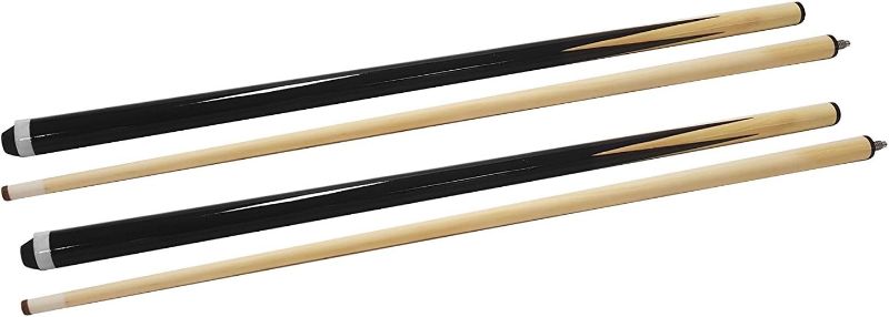 Photo 1 of 48 Inch Hardwood Billiard House Cue Sticks 2-Piece Pool Cue