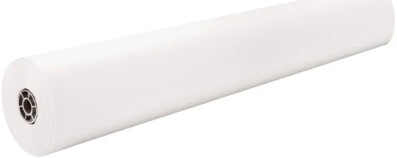 Photo 1 of 36" x 100ft Kraft Paper Roll White Roll