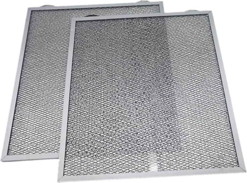 Photo 1 of 2Pack Range Hood Grease Filter Compatible with Broan Nutone Kenmore S99010430-002, 99010430-002, 4512880 Aluminum Grease Filters &Air Filter