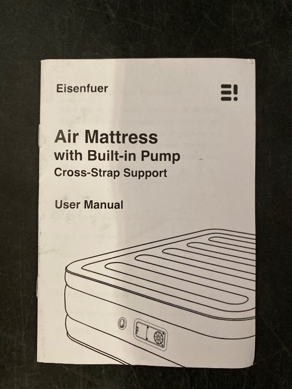 Photo 1 of Air Mattress Full with Built-in Pump – 18" Inflatable Bed with High-Speed Pump, Comfy & Durable Blow Up Mattress, Coil-Beam Support, Carry Bag, Perfect for Guests, Moving, Light Brown