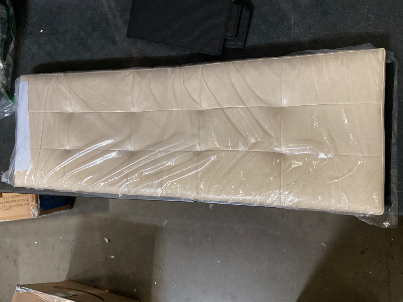 Photo 1 of 43.3" HAUSFRAU Storage Ottoman Bench Flipping Lid (Only) -Ivory