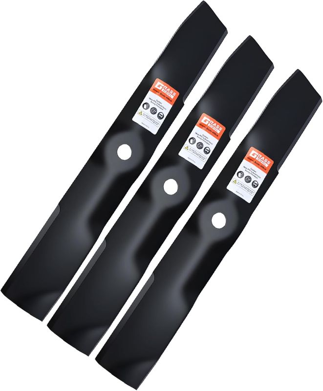 Photo 1 of Grasscool Z515E Blades Compatible with John d-eere 54 inch Mower Replace M143520 z375r z515e z530m z445 z425 z525e z345r x570 x590 x500 x530 z435 54'' Deck Zero Turn Tractor UC22010 M152726