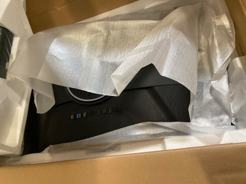 Photo 1 of Samsung 37” Odyssey G7 (G75F) 4K UHD Resolution, 165Hz, Curved Gaming Monitor, 1ms Response Time (GtG), VESA DisplayHDR™ 600, AMD FreeSync™ Premium Pro, LS37FG75DENXZA, 2025