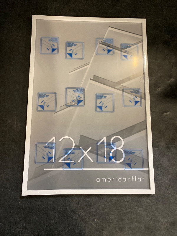 Photo 1 of 12 x 18" Studio Decor Plastic Poster Frame Styleline - Includes Hanging Hardware, Horizontal or Vertical Display
