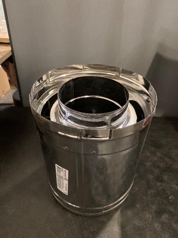 Photo 1 of Superior Snap Lock 12" Section Double Wall Pipe for 12" Standard Wood Burning Chimney