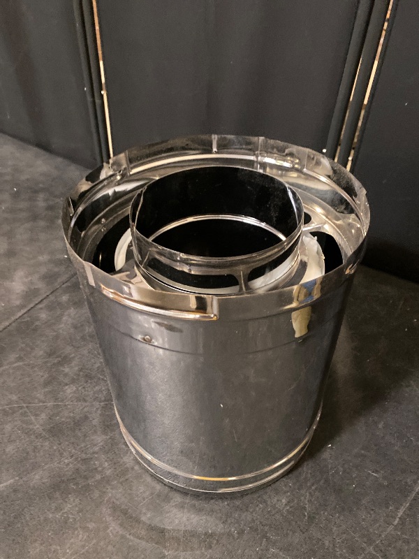 Photo 1 of DuraVent Duraplus 12" Stainless Steel Chimney Pipe 6 Inch Diameter 6DP-12SS OPEN