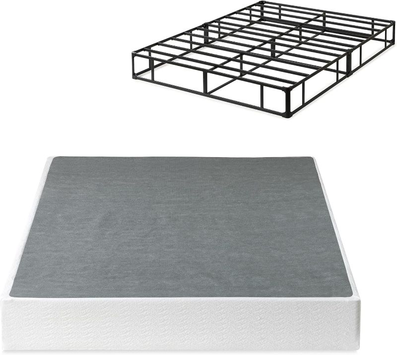 Photo 1 of California King Metal Smart Box Spring with Quick Assembly, Mattress Foundation, Strong Metal Frame, Easy Assembly
