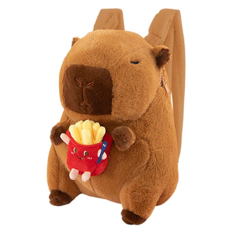 Photo 1 of Capybara Backpack Stuffed Animal Backpack 
