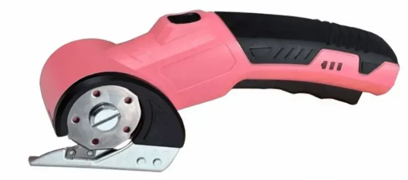 Photo 1 of Cordless Electric Scissors, Power Cardboard Cutter with Safety Lock - Pink