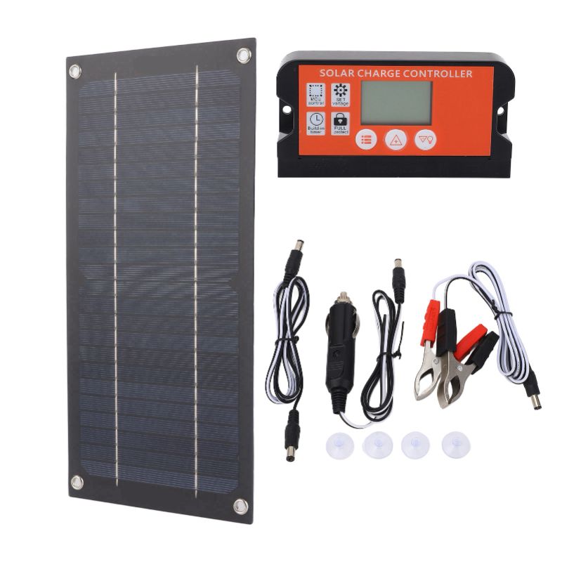 Photo 1 of 600W 18V Solar Panel Kit 100A Suitable for RV Camping and Off-Grid Power Supply