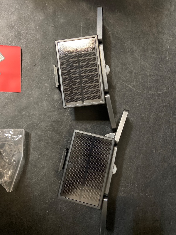 Photo 1 of 2pk Solar Lights Outdoor, Quick Charge Solar Motion Deck Lights Outdoor for Deck with 158LEDs High Brightness, Larger Built-in Tempered Glass Panel, Sensitive PIR Motion Inductor