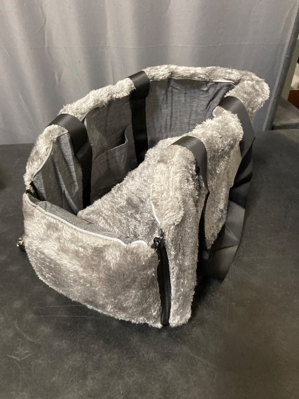 Photo 1 of Dog Seat Center Console Car for Small Dogs Cats Portable Travel Bag Removable Safety Seat Middle Console Dog Car Seat for Dogs Cats Dog Car Seat