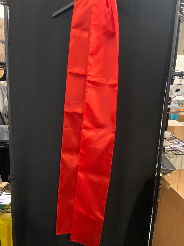 Photo 1 of 10-Pack Red 12 x 108 inches Long Premium Satin Table Runner for Wedding, Decorations for Birthday Parties, Banquets, Graduations, Engagements, Table Runners fit Rectange and Round Table