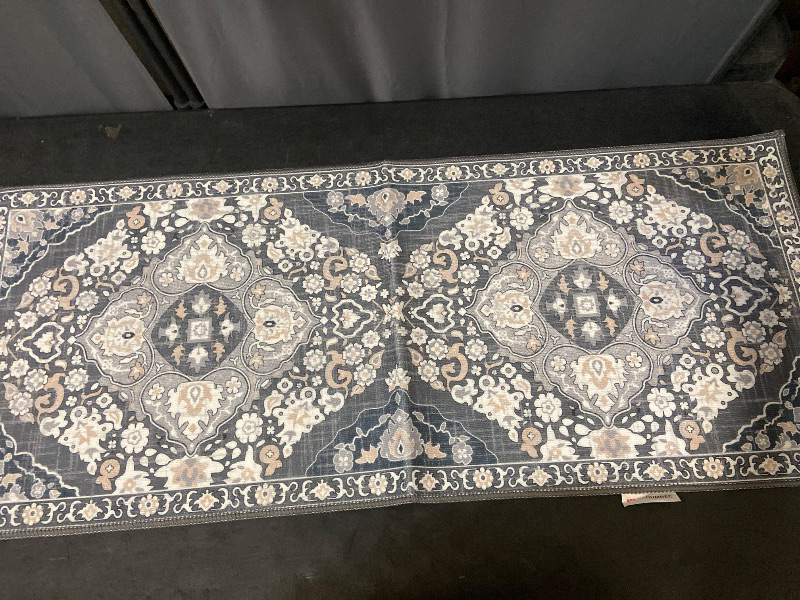 Photo 1 of HEBE Farmhouse Kitchen Rugs Sets of 3 Non Slip Washable Boho Kitchen Rugs and Mats for Floor Kitchen Runner Rug Floor Carpet for Kitchen, Laundry, Hallways
