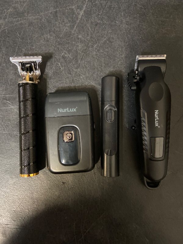 Photo 1 of NURLUX Electric Set for Men, USB Rechargeable Trimmer Kit with T-Head, Nose Hair Clipper, Perfect Gift for Him, Beard Hair Shaver, Multifunctional Clippers