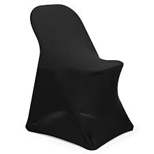 Photo 1 of Babenest Spandex Folding Chair Covers Halloween Upgraded 10 PCS Universal Stretch Washable Fitted Chair Slipcovers Protector for Wedding, Holidays, Banquet, Party, Celebration (Black)
