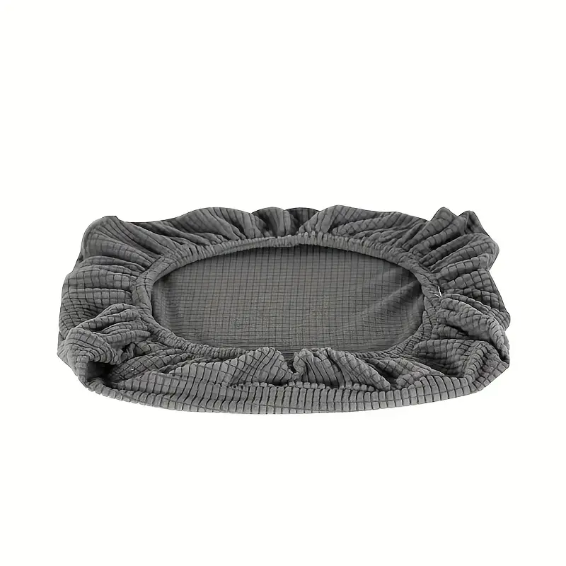 Photo 1 of 4 Pack Soft Stool Covers - Round Bar Stool Cushions with Elastic Band Padded Seat Covers - Nonslip Round Seat Cushions for Chairs Seat Slipcovers -Gray
