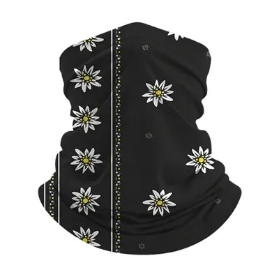 Photo 1 of 6 pieces Multi-functional headwear Fall Embroidered Face Masks Unisex Cotton