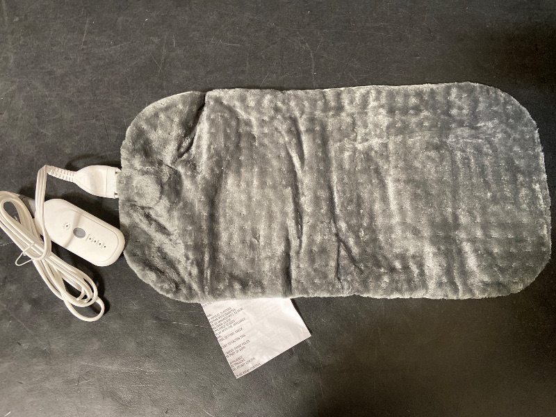 Photo 1 of Electric Heating Pad Grey – 12" x 24"