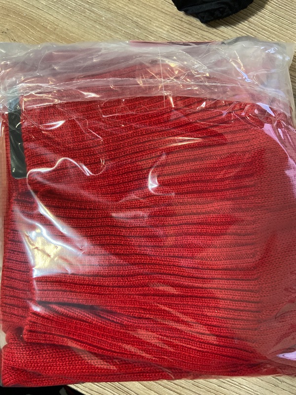 Photo 1 of Size M Womens Short Sleeve Lightweight Sweaters Crewneck Knit Pullover Tops with Crochet Sleeve Casual Crochet Blouse Shirt -Red
