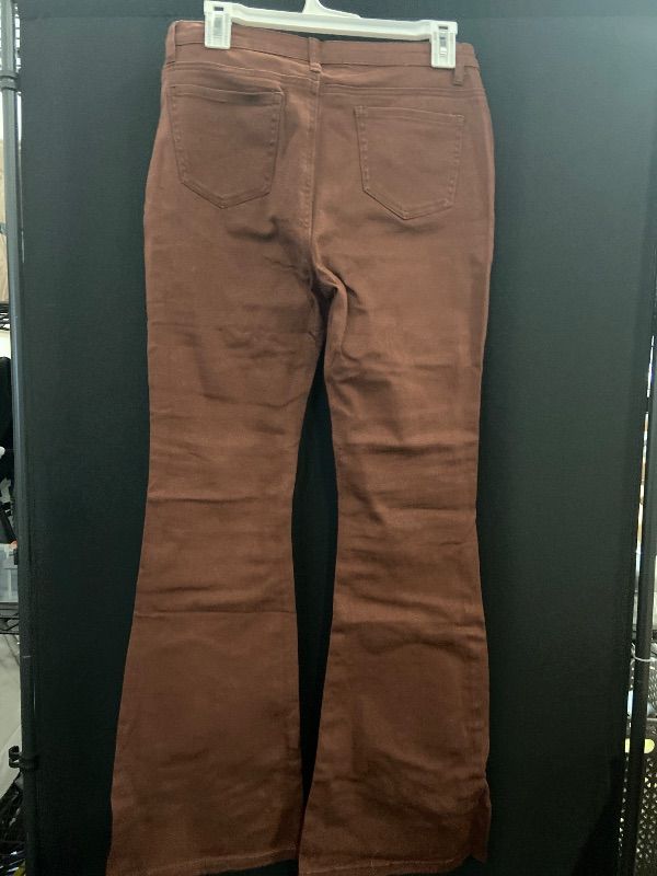 Photo 1 of Size S Manchester High Rise Flare Jeans - Brown