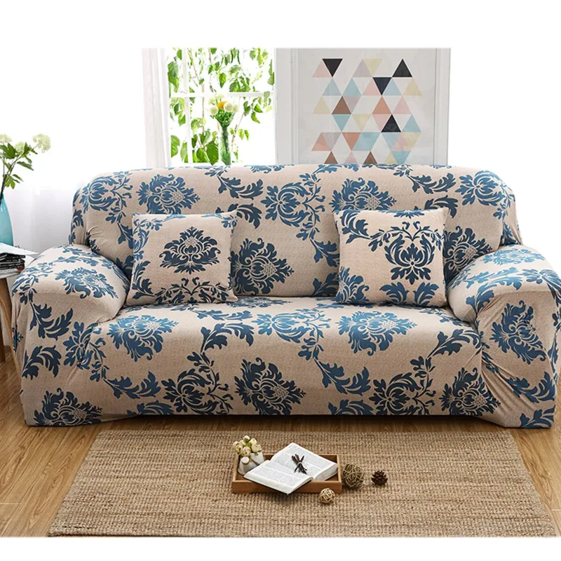 Photo 1 of 4 Seaters Elastic Sofa Cover Universal Chair Seat Protector Stretch Armchair Slipcover Couch Case Home Office Furniture Decoration
