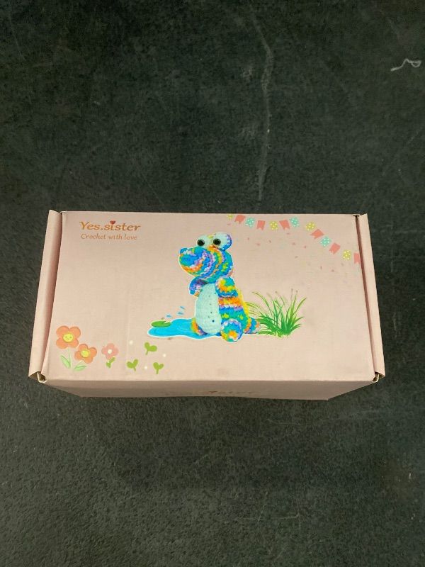Photo 1 of DIY Yes.Sister Amigurumi Crochet Kit: Colorful Crocodile