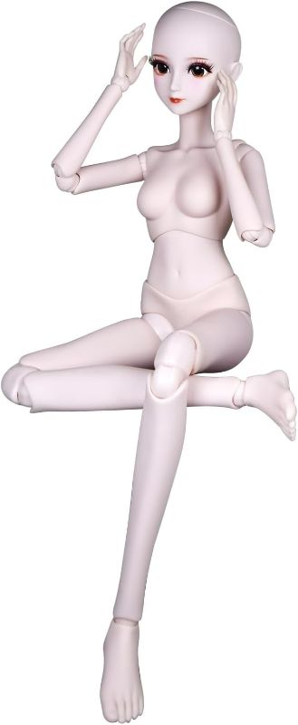 Photo 1 of 1/3 BJD Doll Customized Doll Body 60cm 24Inches Ball Jointed SD Dolls Joints Move PVC DIY (Gloria)
