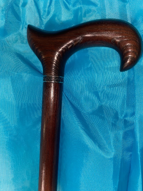 Photo 1 of Walking Cane, Available in Multiple Inches Wooden Cane Support up to 300 Lbs, Suitable for Fancy Wooden Walking Cane for Men and Women with Extreme Demands