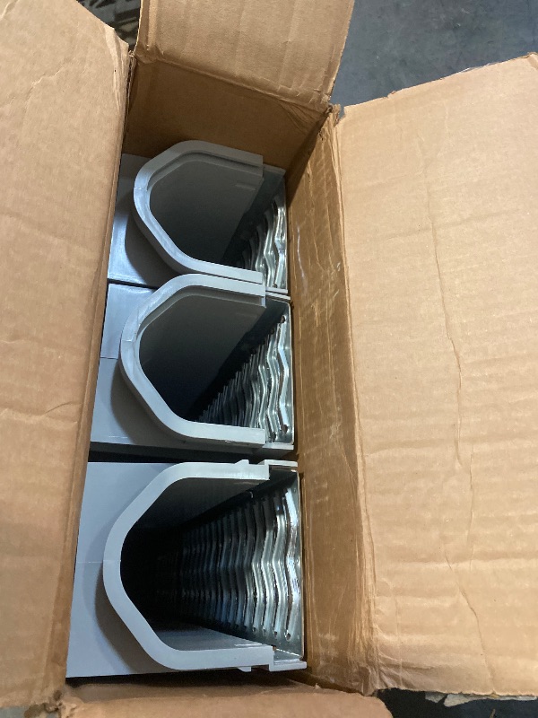 Photo 1 of Trench & Driveway Channel Drain with Galvanized Steel Grate - 3 Pack
