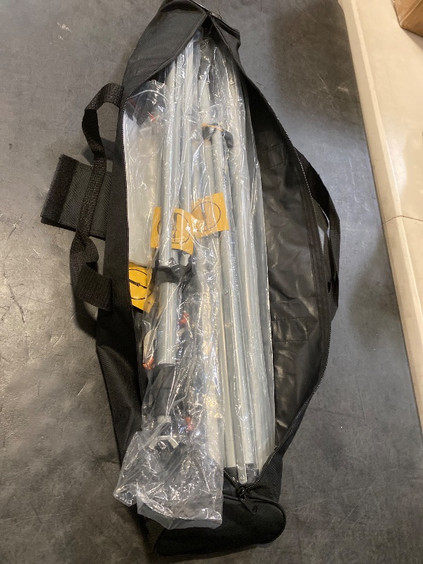 Photo 1 of EMART Backdrop Stand 10x7ft(WxH) Photo Studio Adjustable Background Stand Support kit with 2 Crossbars, 8 Clamps, 2 Sandbags and Carry Bag for Parties, Events Decoration, Wedding, Photography
