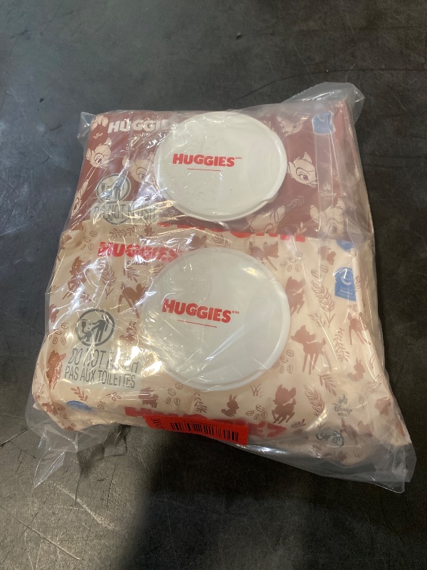 Photo 1 of Huggies Calm Baby Wipes, 2 Push Button Packs Unscented, 112 Count 