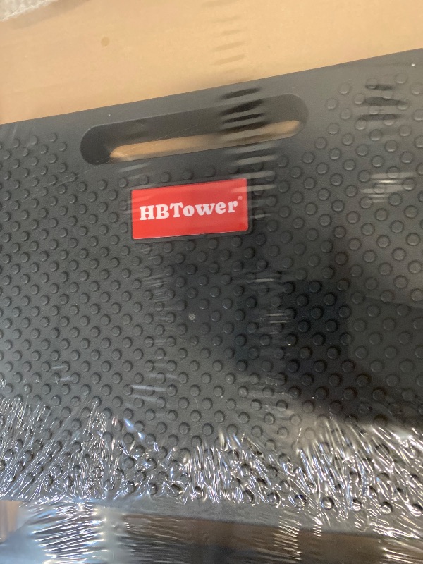 Photo 1 of HBTower Step Ladder, Folding Step Stool with Wide Anti-Slip Pedal, Sturdy Steel Ladder, Convenient Handrail, Lightweight, Portable Steel Step Stool