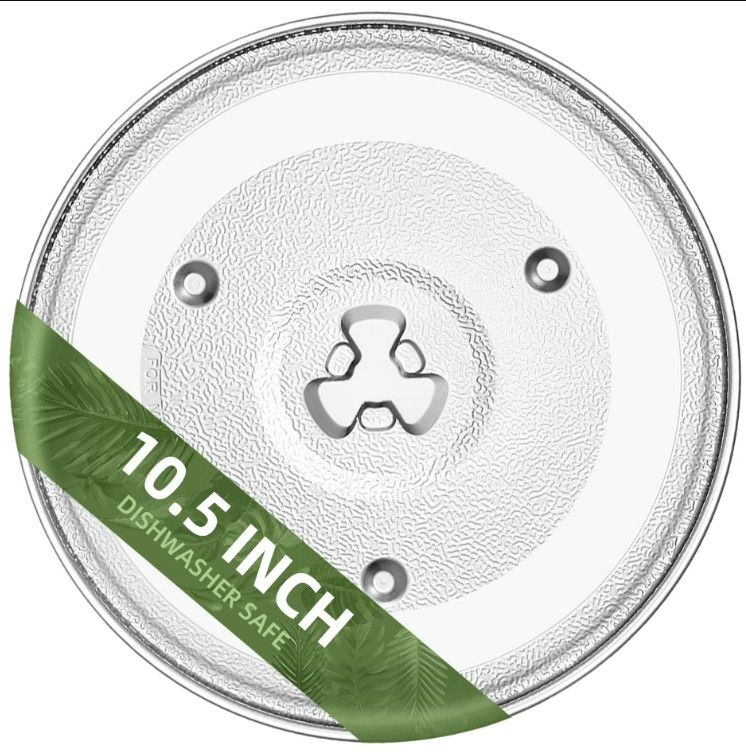 Photo 1 of Gemroom 10.5" Microwave Glass Turntable With Support Ring Compatible With Kenmore Counter Top Microwaves.