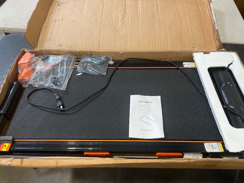 Photo 1 of 16% Incline Walking Pad Treadmill, 4-in-1 Foldable Under Desk Treadmill with Handles, 2.5 HP Quiet Motor, 330 lb Capacity
